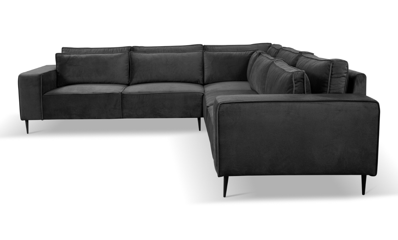 Teddy Dark Grey Plush Velvet 2 Seater Teddy Dark Grey Plush Velvet 2 Seater